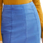 Free People Women's Modern Femme Denim Mini Skirt Blue Size 0