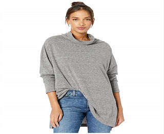 Free People Women's Bella Vista Tunic Top Grey Size Large