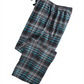 Perry Ellis Men's Plaid Flannel Pajama Pants Black Size Small