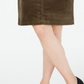 Charter Club Women's Corduroy Tummy-Control Skirt  Region Green  18