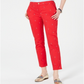 Tommy Hilfiger Women's Boat Print Chino Pants Red Size 8