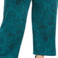 Ny Collection Women's Plus Size Printed Pull-on Pants Green Size 3X