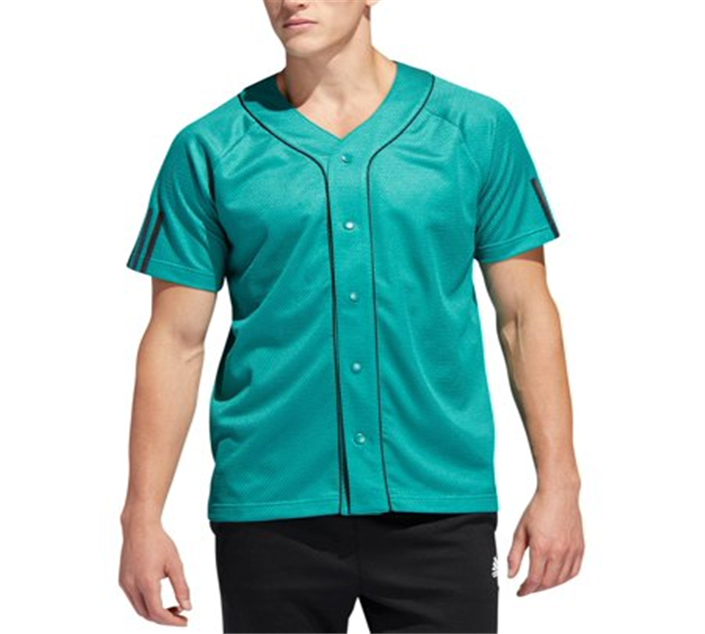 Adidas Men's Baseball Activewear Jersey Green Size LargeY