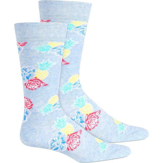 Bar III Men S Floral Socks Blue Size 10-13