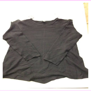 Alfani Women's Ribbed Snap Detail Sweater Black Size X-Large