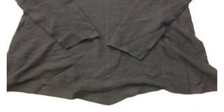 Alfani Women's Ribbed Snap Detail Sweater Black Size X-Large
