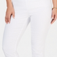 Charter Club Women's Cambridge Skinny Pull on Tummy Control Pants White Size 16 S