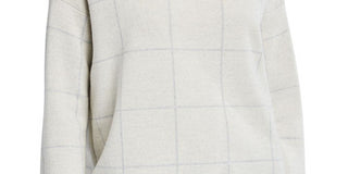 Eileen Fisher Womens Petites Box Top Wool Bateau Neck Charcoal Black - Size Petite Large