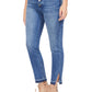 Vince Camuto Women's High Rise Button Fly Jean, Spectrum Blue Size 31
