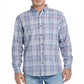 Weatherproof Vintage Men's Regular-Fit End-on-End Plaid Shirt Blue Size Large