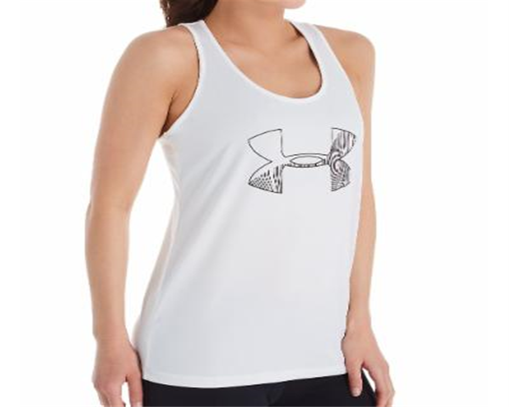 Under Armour Women's Fitness Performance Tank Top White Size Medium