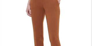 Calvin Klein Women's Pull on Pants Brown Size 8Petite