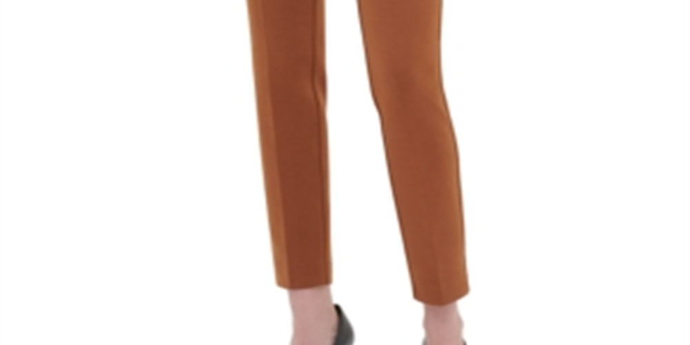 Calvin Klein Women's Pull on Pants Brown Size 8Petite