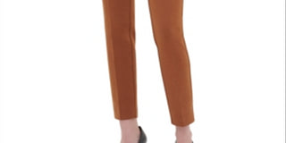 Calvin Klein Women's Pull on Pants Brown Size 8Petite