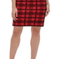 Tommy Hilfiger Women's Velvet Plaid Scuba Dress Red Size 2 Petite