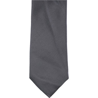 Alfani Mens Solid Silk Self-tied Necktie -  Black One Size