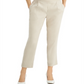 Adidas Women's Pleat Front Slim Leg Ankle Pants Beige Size X-Large