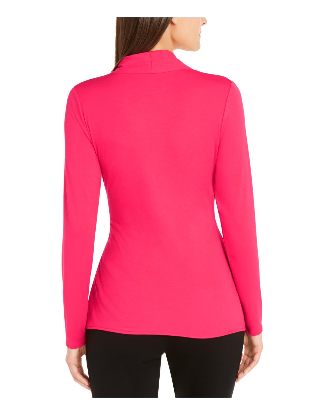 Adidas Women's Knit Long Sleeve Wrap Top Red Size Small