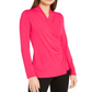 Adidas Women's Knit Long Sleeve Wrap Top Red Size Small
