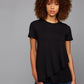 A Pea In The Pod Women's Pull Over Drop Shoulder Nursing Tee Black Size XS