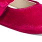 First Impressions Baby Girls Velvet Bow Shoes  - Cardinal Red Red Size 3