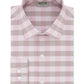 Reaction Kenneth Cole Men's Buffalo Checkls Slim Fit Spread Collar Shirt Pink Size XL