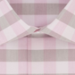 Reaction Kenneth Cole Men's Buffalo Checkls Slim Fit Spread Collar Shirt Pink Size XL