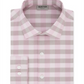 Reaction Kenneth Cole Men's Buffalo Checkls Slim Fit Spread Collar Shirt Pink Size XL