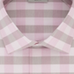 Reaction Kenneth Cole Men's Buffalo Checkls Slim Fit Spread Collar Shirt Pink Size XL