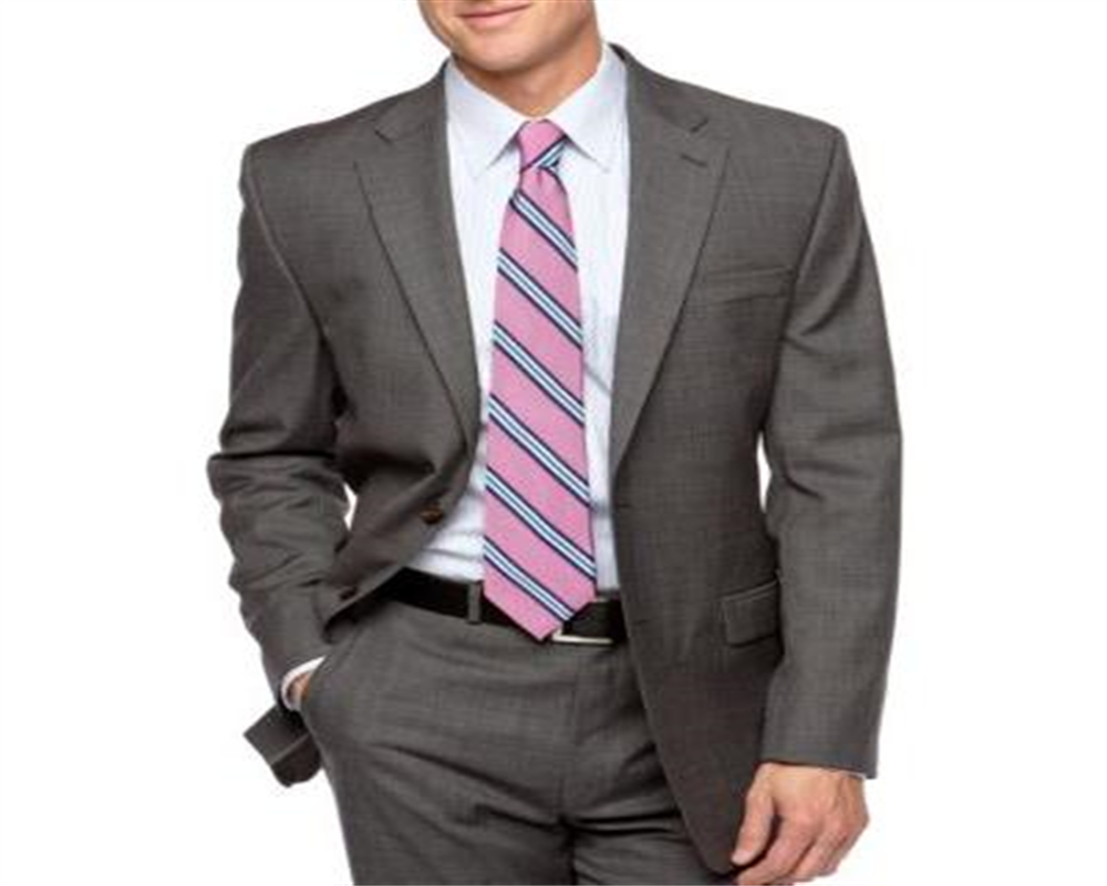 Lauren Ralph Lauren Men's Suit Separate Two Button Wool Gray Size 46 S