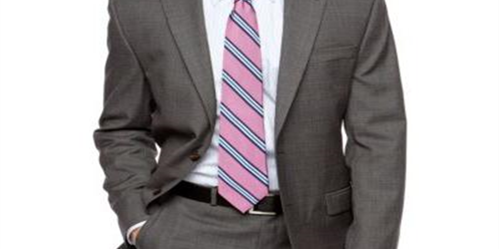 Lauren Ralph Lauren Men's Suit Separate Two Button Wool Gray Size 46 S