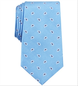 Club Room Men's Vernon Pine Silk Blend Business Neck Tie Blue One Size