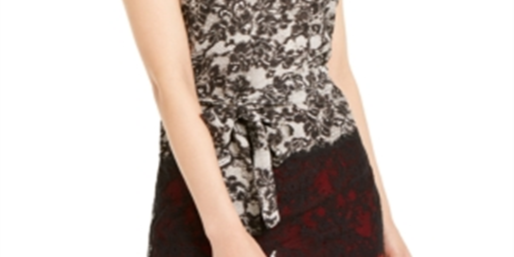 Michael Kors Women's Floral Cap Sleeve Crew Neck T-Shirt Black Size XX-Large