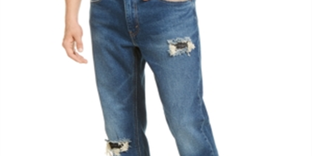 Levi's Men's Stretch Tapered Denim Jeans Blue Size 42X30