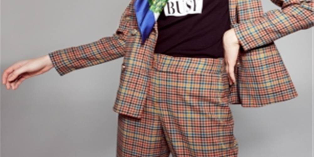 INC International Concepts Women's Double-Breasted Plaid Blazer Grace Tweed L