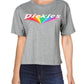 Dickies Women's Tomboy Cotton Rainbow Logo T-Shirt Gray Size XS