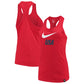 Nike Women's Racerback Performance Tank Top Red Size Medium