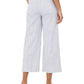 Style & Co Plus Micro-Stripe Linen Pants  White Size 22W