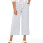 Style & Co Plus Micro-Stripe Linen Pants  White Size 22W