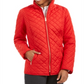 Charter Club Women's Quilted Jacket Red Size XL