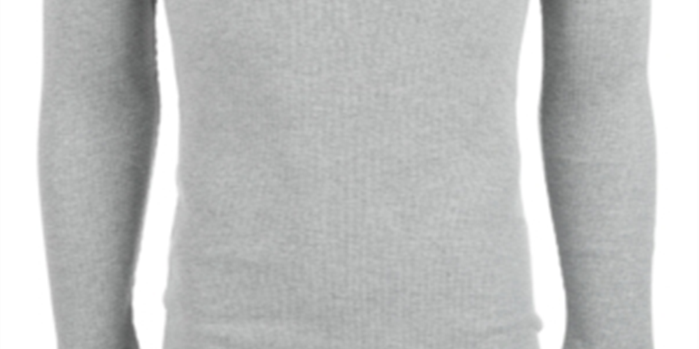 Alfani Mens Underwear Big & Tall Long Sleeve Crewneck Thermal Gray Size 2XL