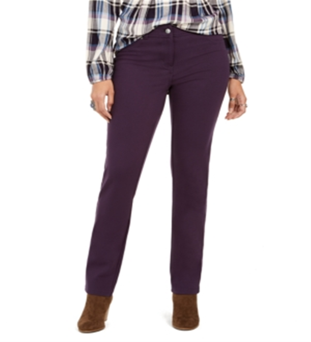 Style & Co Women's Slim Pants  Purple Size 4
