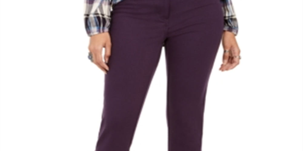 Style & Co Women's Slim Pants  Purple Size 4