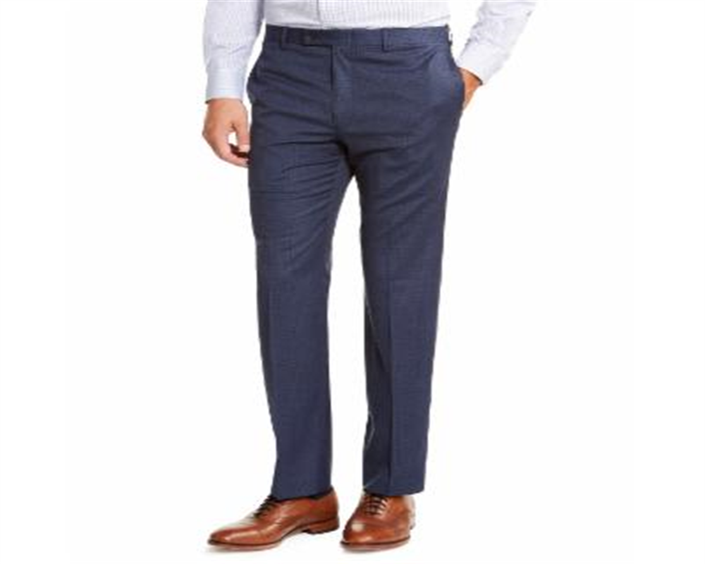 Ralph Lauren Men's Classic Fit UltraFlex Stretch Plaid Dress Pants Blue Size 30X30