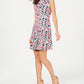 Connected Women's Floral SeaFit & Flare Dress Navy Size 10 P