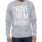 Sean John Men's Camo Prove Them Wrong T-Shirt Gray Size Small