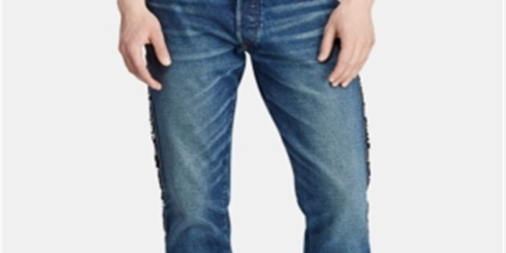 Polo Ralph Lauren Men's Sport Varick Slim-Straight Jeans Blue Size 33X32
