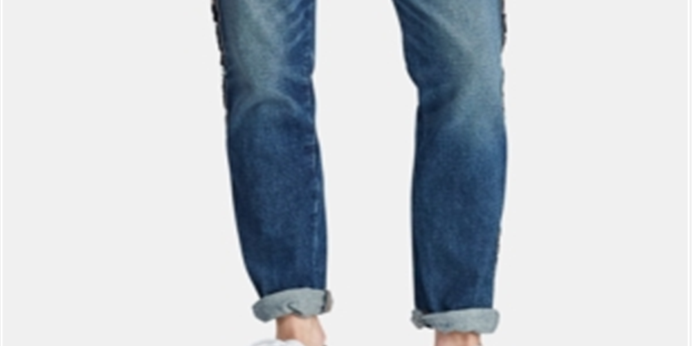 Polo Ralph Lauren Men's Sport Varick Slim-Straight Jeans Blue Size 33X32