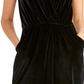 Rachel Roy Women's  Pocketed Sleeveless V Neck Short Sheath Cocktail Dress Black Size S