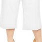 Calvin Klein Women's Plus Tie Waist Cropped Pants White Size 1X